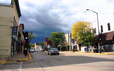 Small town street